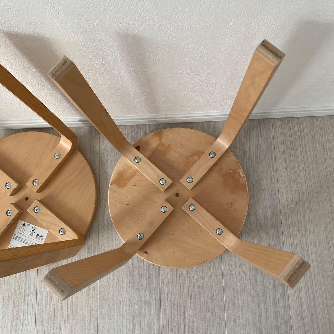 IKEA イケア FROSTA フロスタ スツール 2脚セット