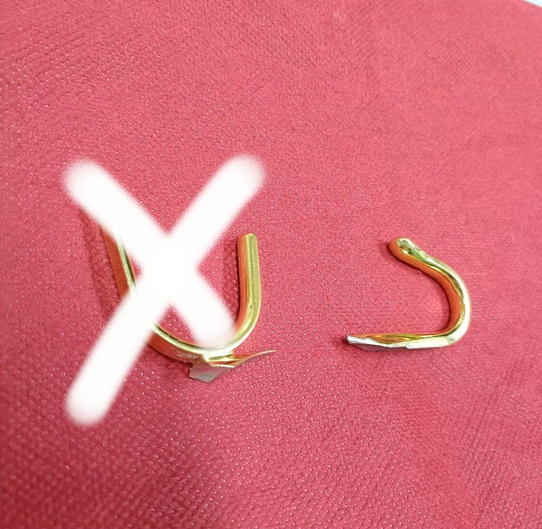 Bach トランペット マウスパイプフック　金メッキ