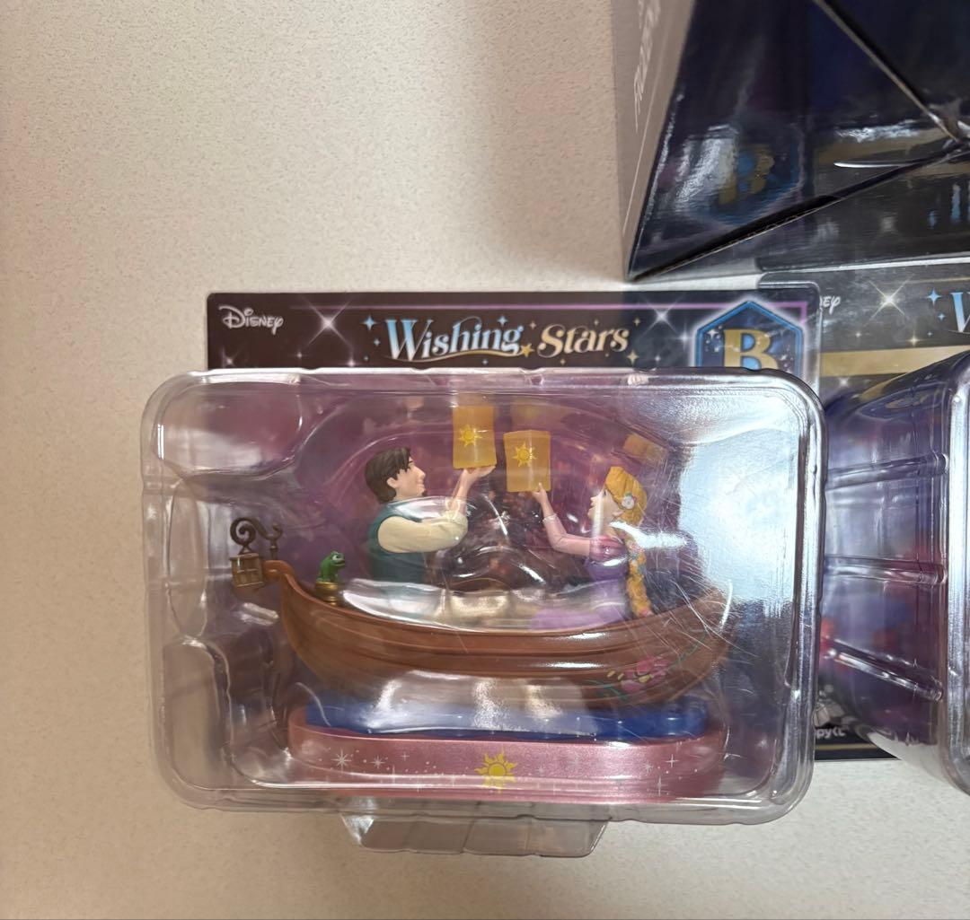 ディズニー Wishing Stars フィギュアセット　happyくじ