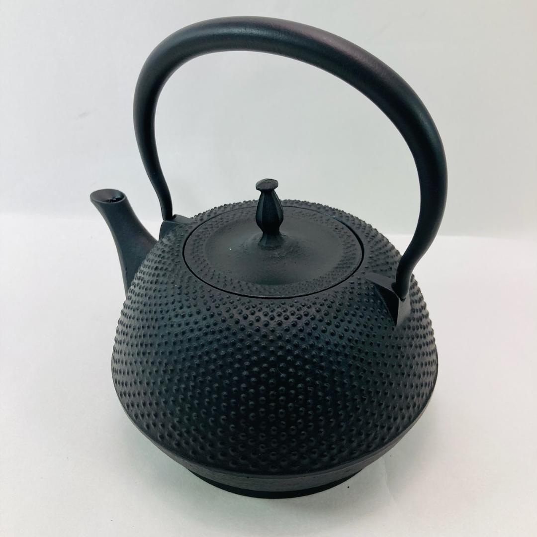 南部鉄器 鉄瓶 丸南部アラレ 1.2L 日本製 ガスIH対応 MT-214