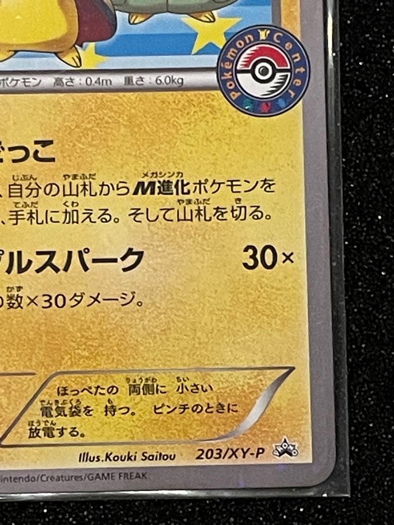 ポンチョを着たピカチュウ　プロモ 203/XY-P