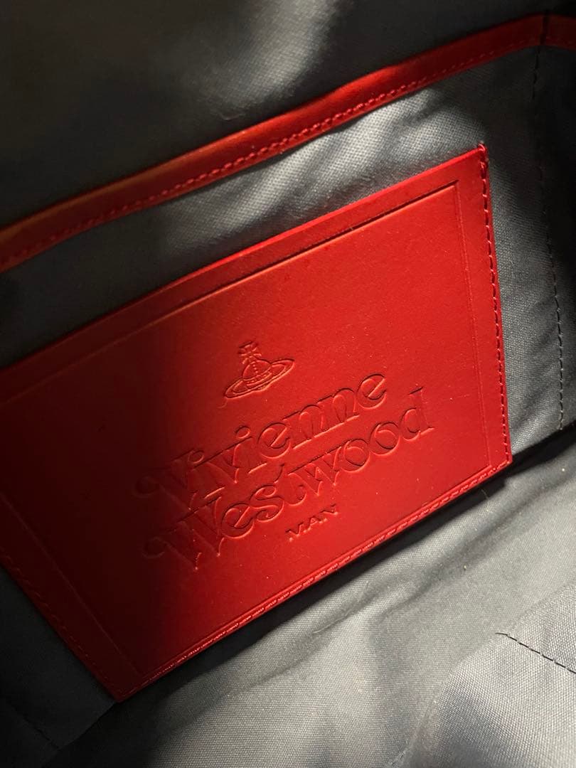 希少Vivienne Westwood ビジネスバッグ ネイビー/レッド