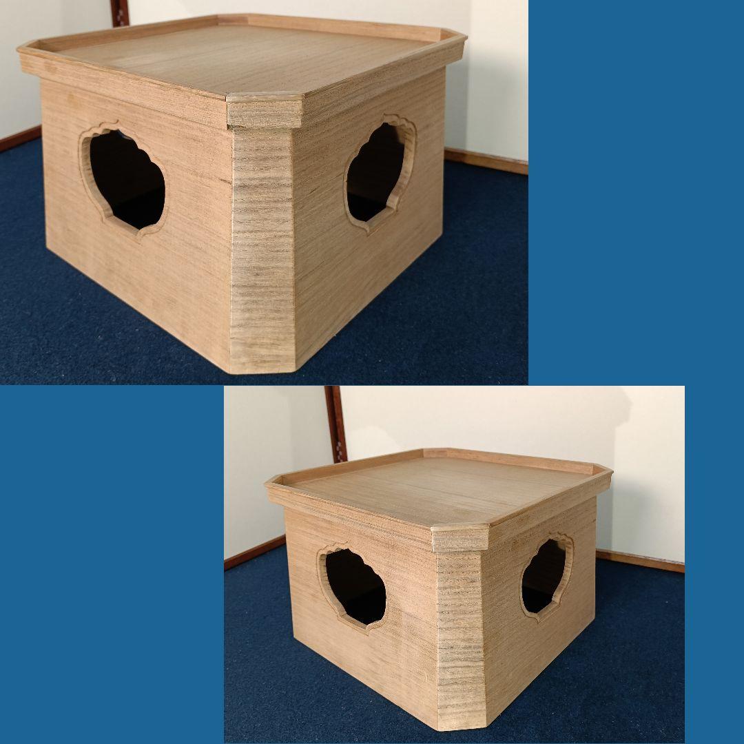 AM60 三宝 桐三宝 銘あり 共箱 茶道具 神具 置台 お供え物