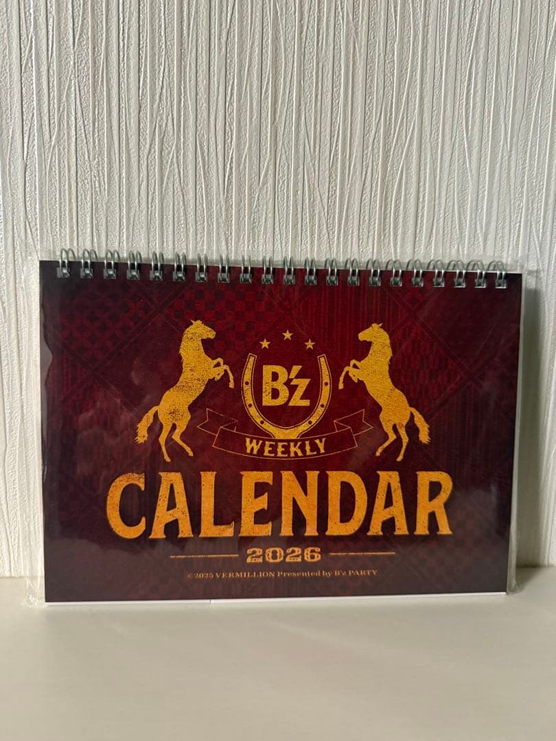 B'zファンクラブ限定 2026カレンダー　特典付 　新品未開封