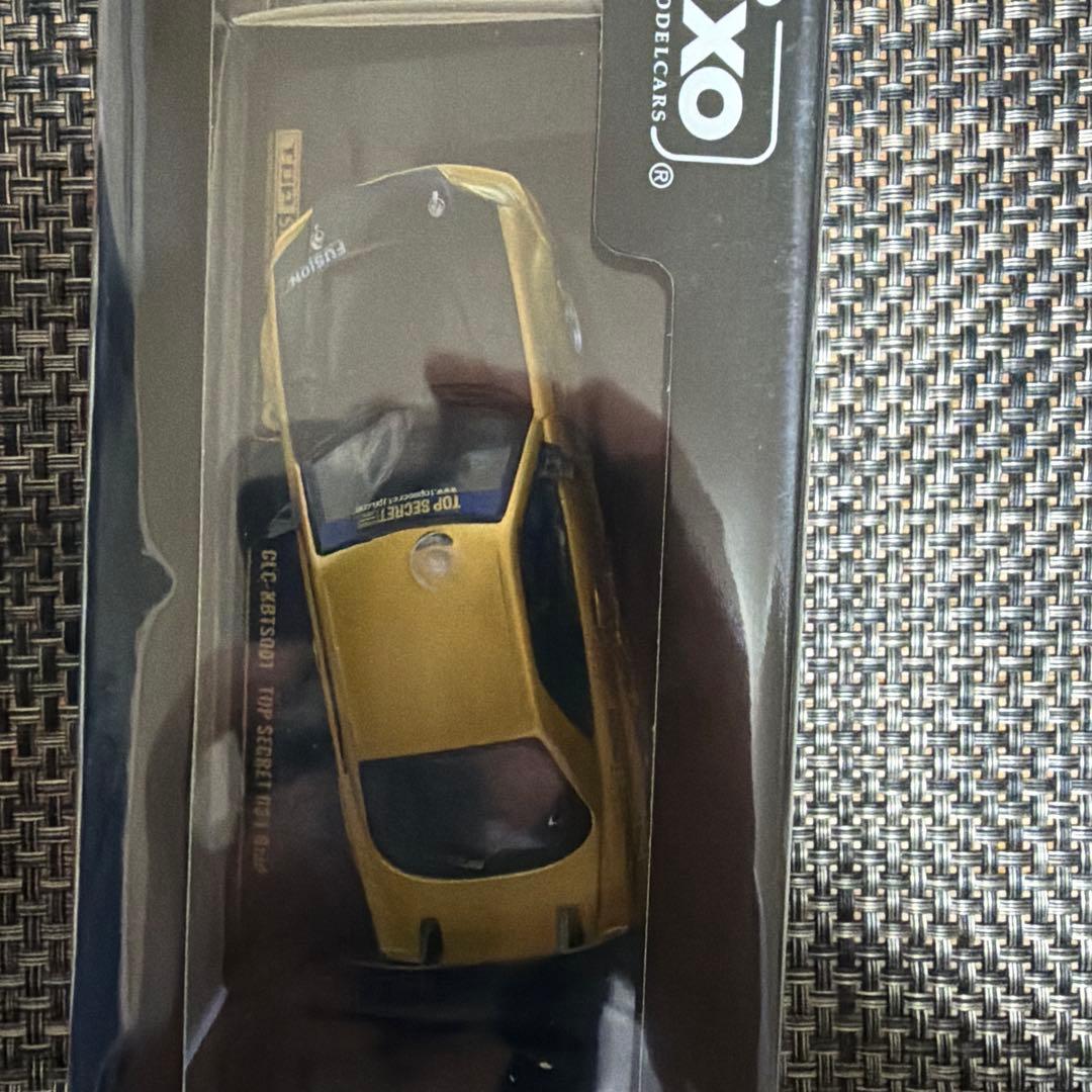 東京オートサロン限定TOP SECRET R34 Gold1/43スケールモデル