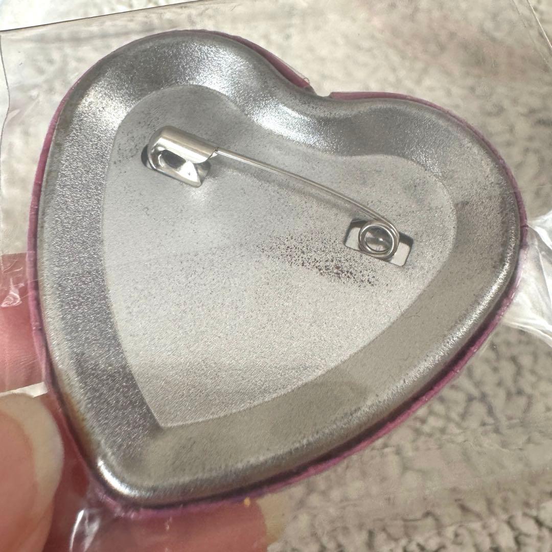 【値下げ】スーパーダンガンロンパ2 ハート　照れ顔缶バッジ 狛枝凪斗