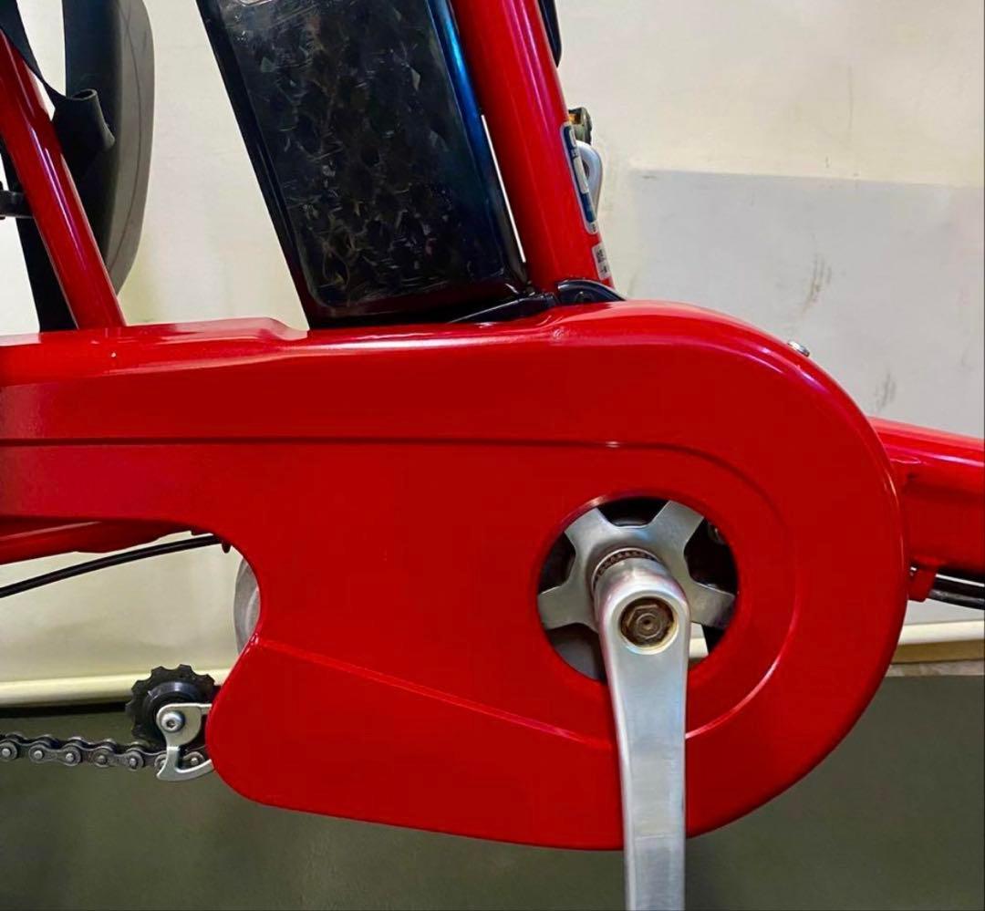 1年保証 送料無料　新型　パナソニック　ギュットミニ　赤色　電動アシスト自転車