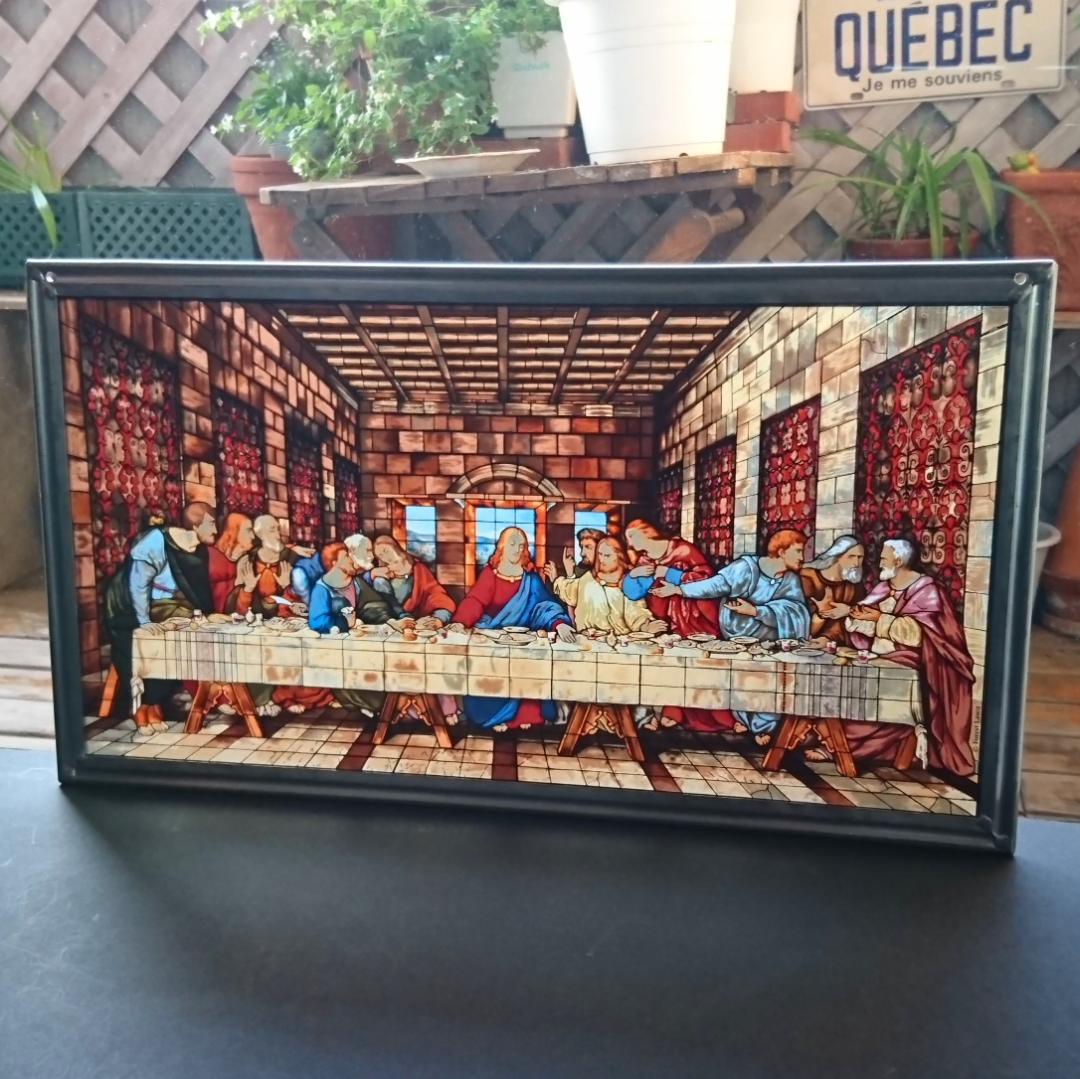 ダヴィンチ ステンドグラスLast Supper最後の晩餐 グラスマスターズ社