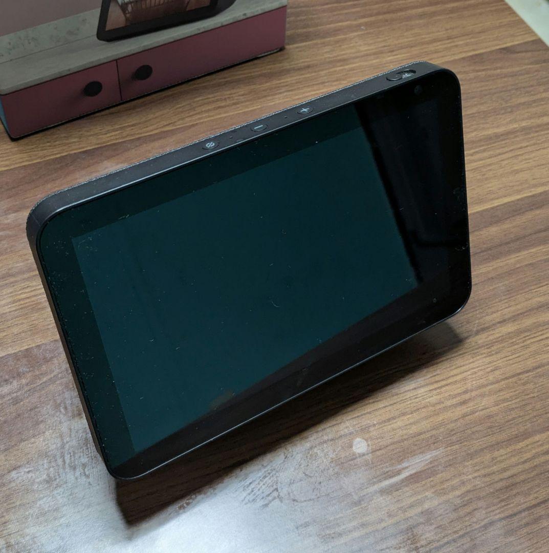 即発送可★美品★Alexa echoshow8 HDスクリーン付き チャコール