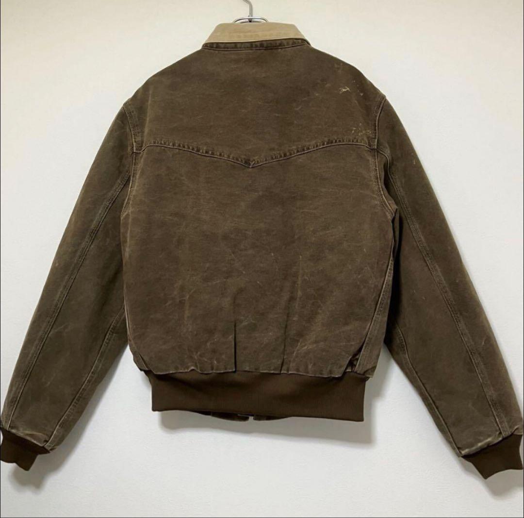 90s USA製 カーハート サンタフェジャケット ダークブラウン系/L相当