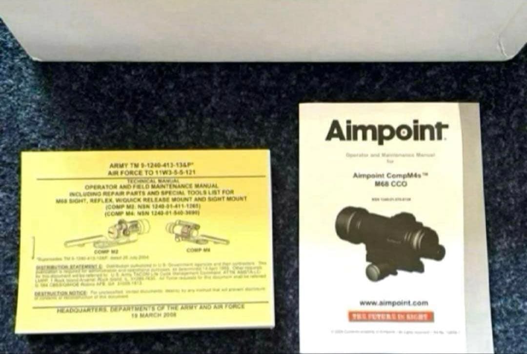 箱入り 未使用品 実物 aimpoint compM4s M68CCO