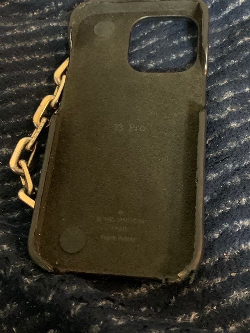 Louis Vuitton ブラック iPhone用ケース。バンパー。