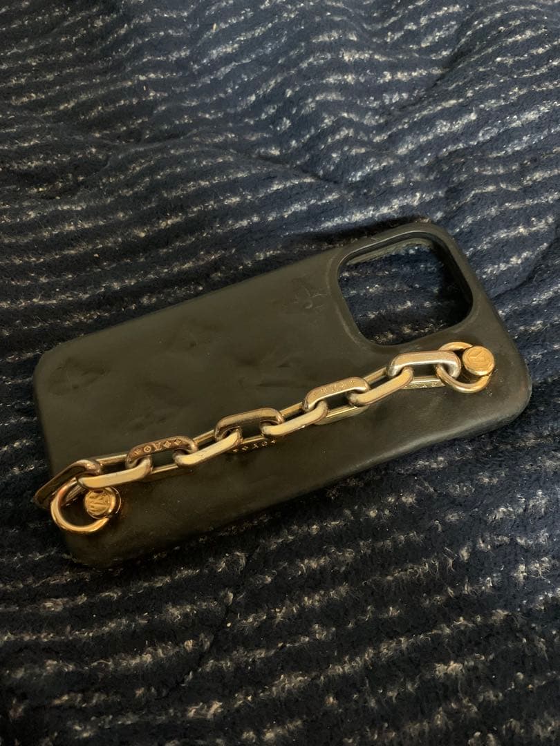Louis Vuitton ブラック iPhone用ケース。バンパー。