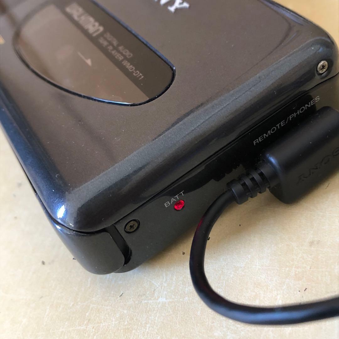 通電 SONY WMD-DT1 DATウォークマン 純正ヘッドホン付