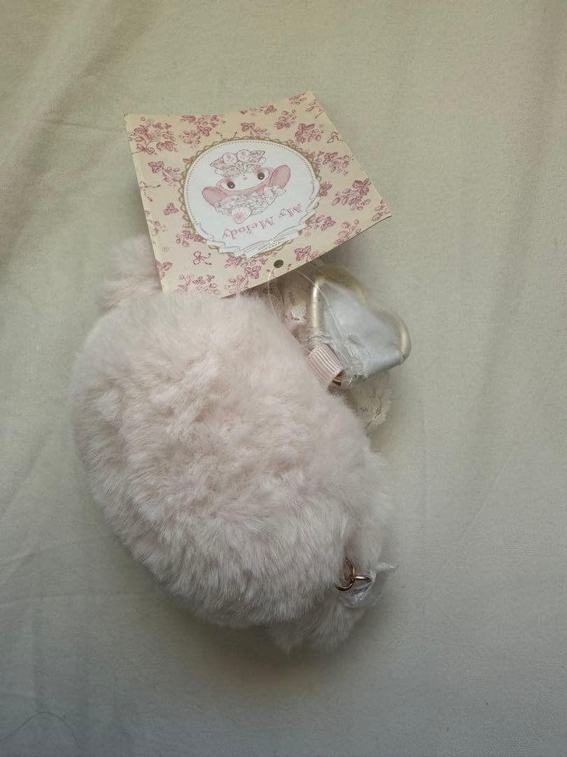 マイメロディ 白いちごのティータイム フェイス型ポーチ