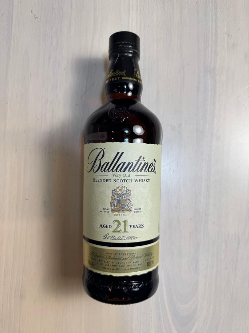 【大限定セール】 Ballantine's 21年 ウイスキー 箱付き蓋無し