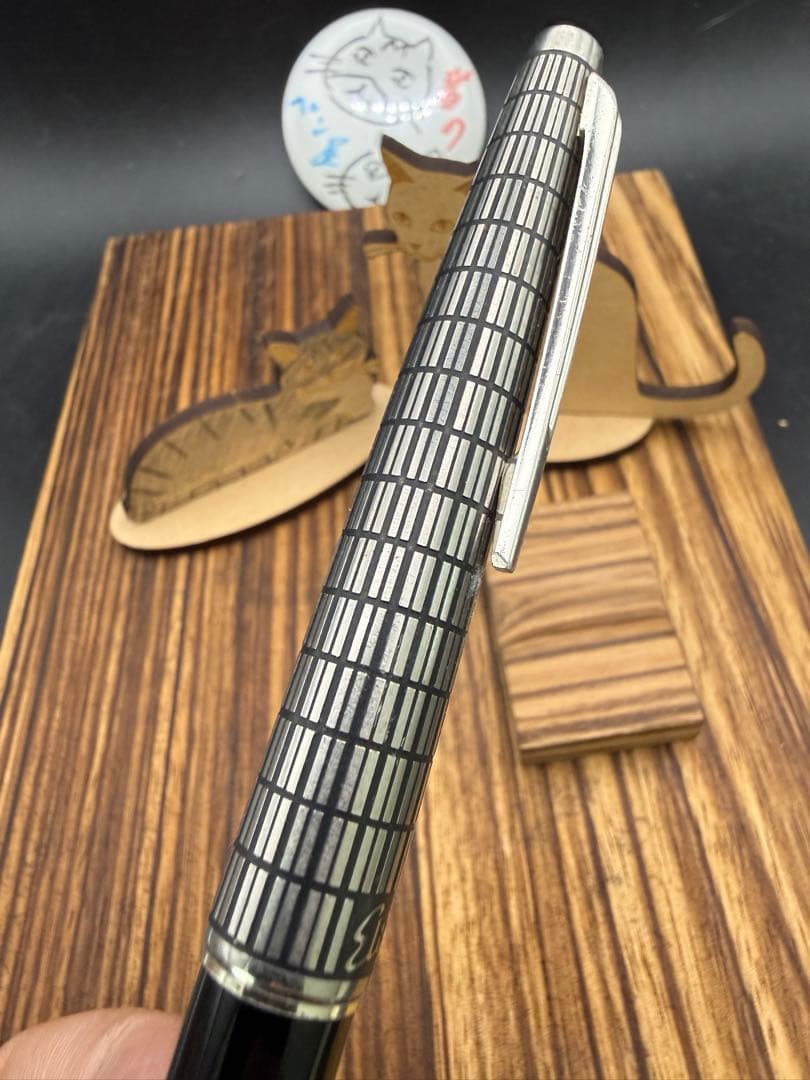 Pilot 万年筆 エリート 蝕刻 ショート 18K レアB 1976