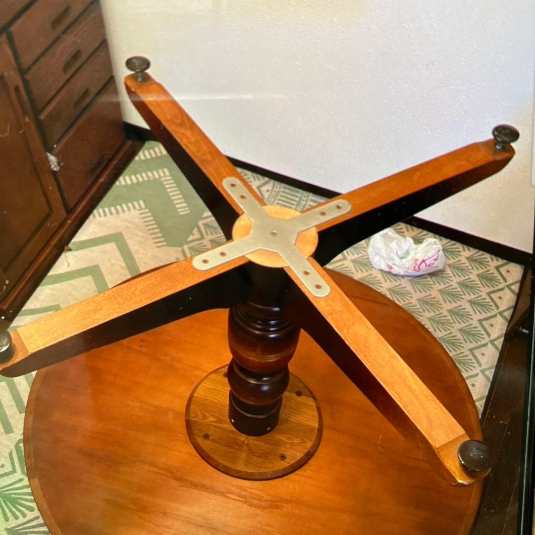 飛騨産業　キツツキ　丸テーブル　ダイニングテーブル