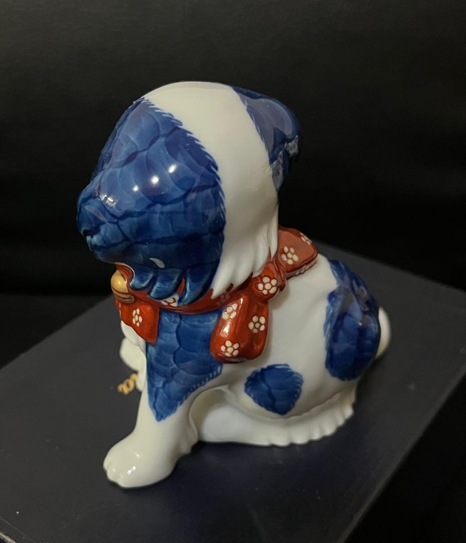 源右衛門窯 染錦戌 そめにしきいぬ 置物