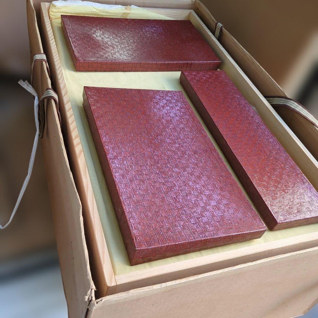 紹鴎棚　溜塗り　茶道具　棚　漆器　組み立て式　在銘　木箱炉用