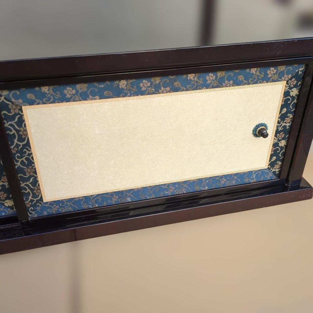 紹鴎棚　溜塗り　茶道具　棚　漆器　組み立て式　在銘　木箱炉用