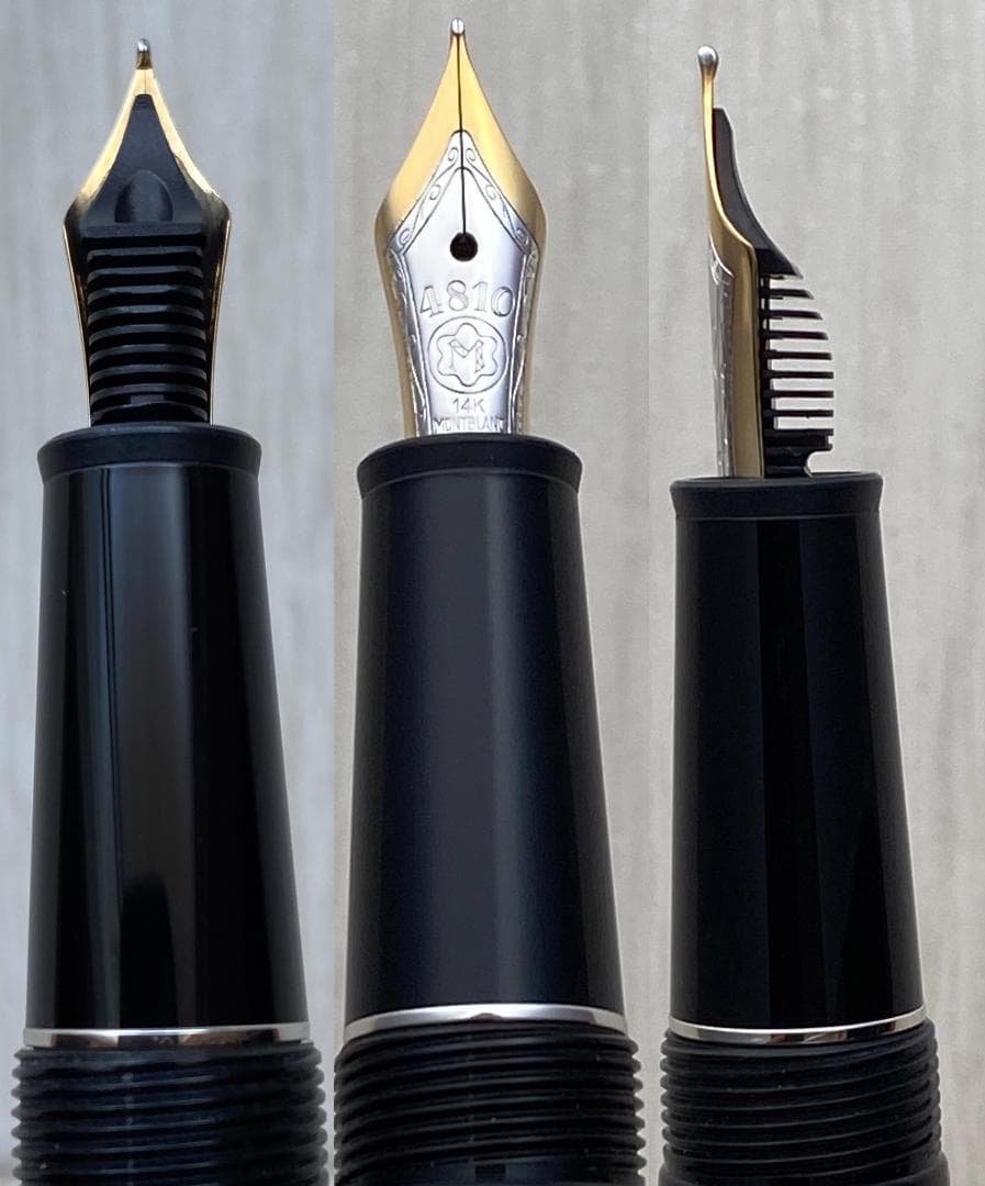 超美品 ダイヤモンド モンブラン クラシック 145 万年筆 14K細字　限定品