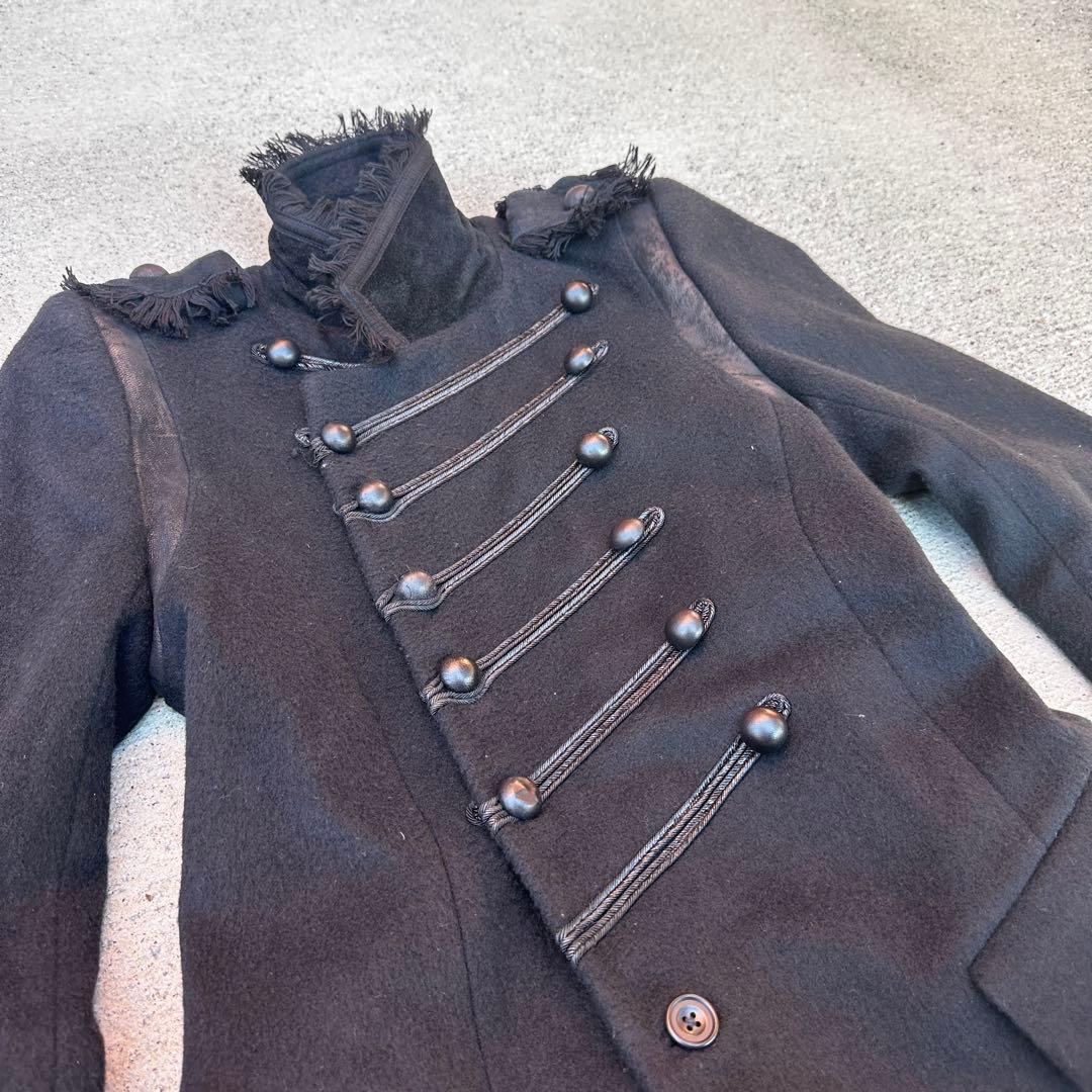 ifsixwasnine ナポレオンジャケット カシミヤ レザー v系