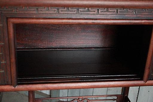 A*A様 唐木　紫檀無垢材　飾り棚　茶棚　茶箪笥　螺鈿　古家具　古民家