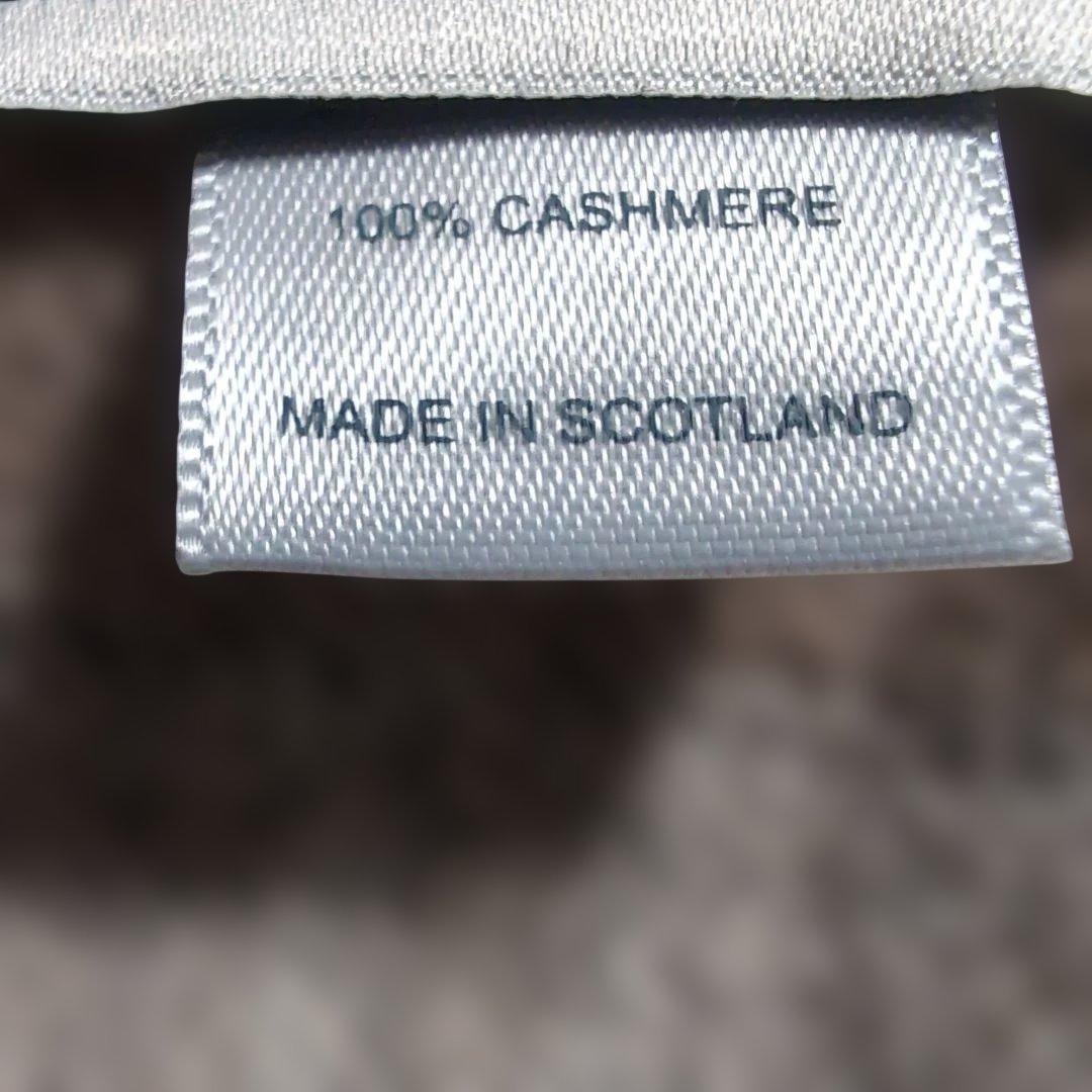 未使用品　JOHNSTONS OF ELGIN ジョンストンズ　カシミヤマフラー