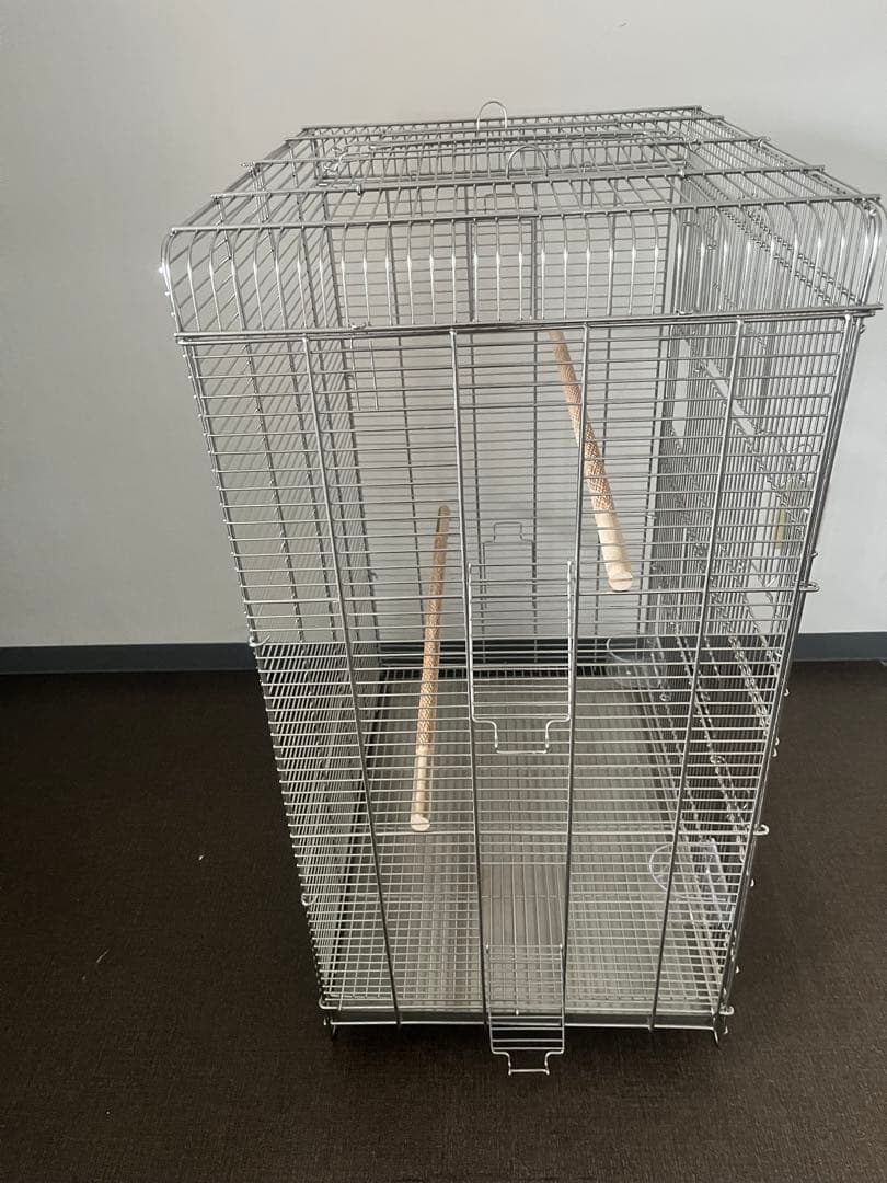 【新品未使用】オールステンレス製 大型ケージ　送料無料！