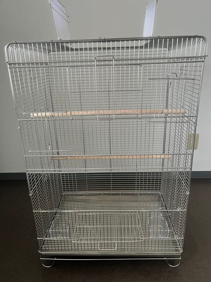 【新品未使用】オールステンレス製 大型ケージ　送料無料！