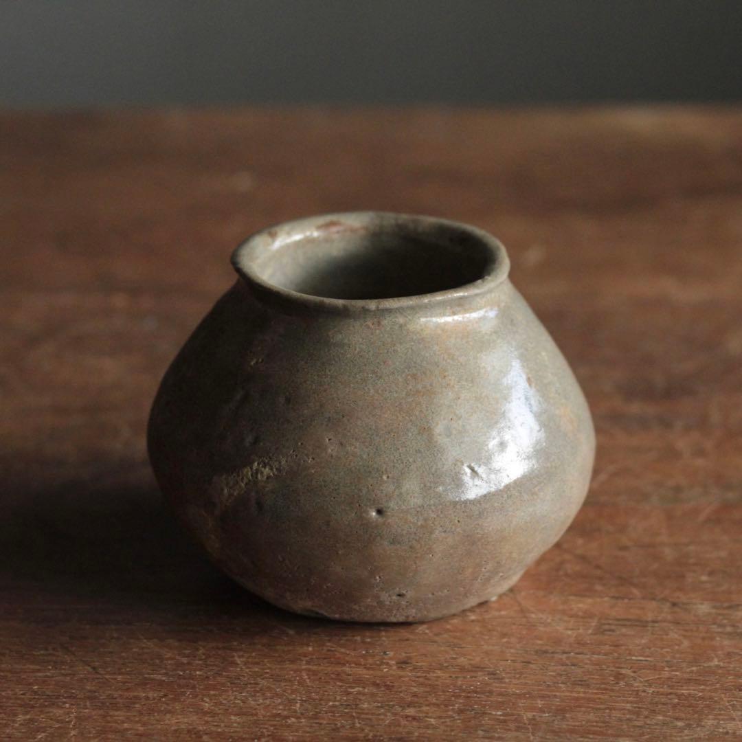 高麗青磁 塩笥 茶碗 古美術 古道具 アンティーク 小壺