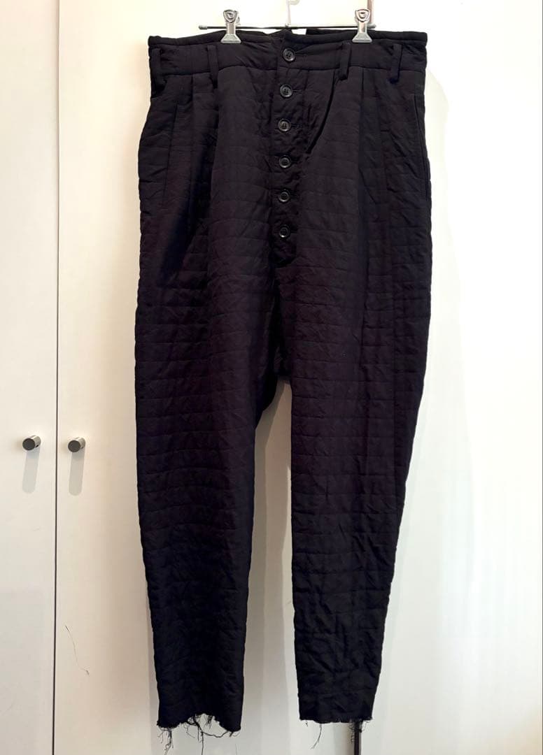 nude:masahiko maruyama キルティングサルエルパンツ