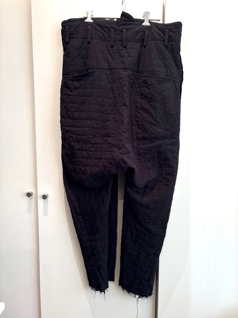 nude:masahiko maruyama キルティングサルエルパンツ