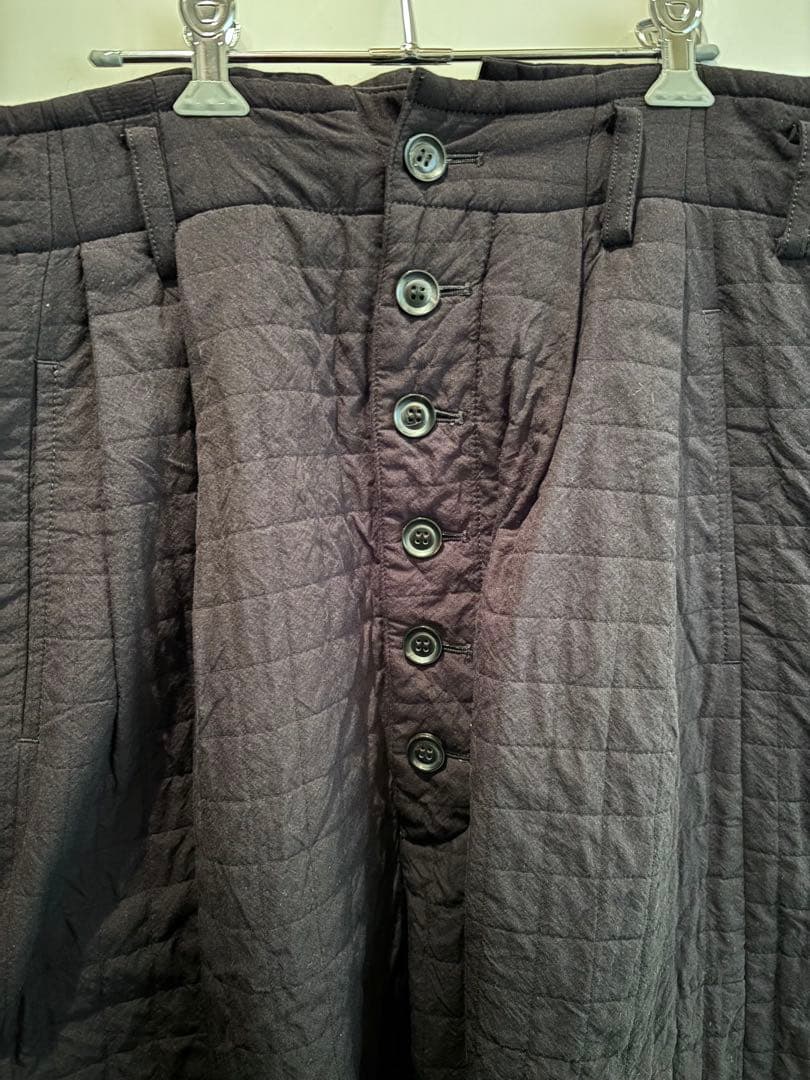 nude:masahiko maruyama キルティングサルエルパンツ