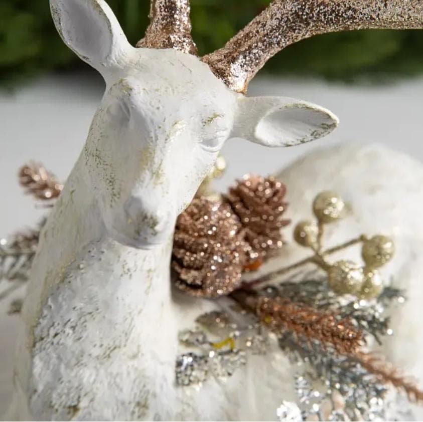 balsam hill 鹿の置物2体セット