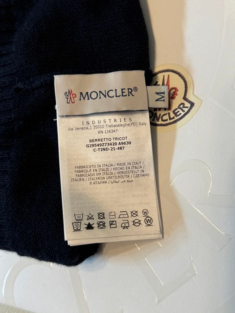 MONCLERキッズニット帽