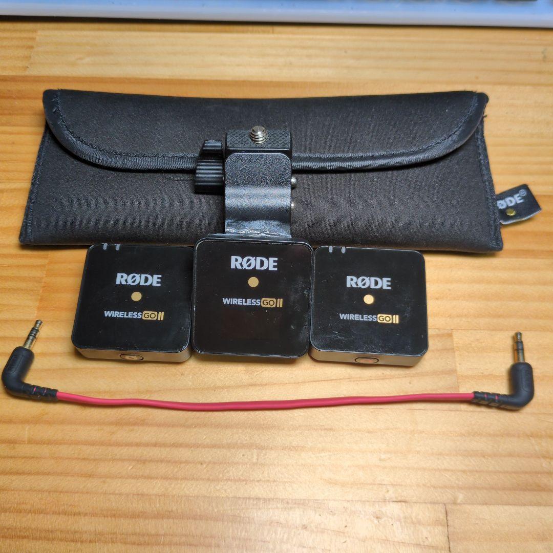 RODE Wireless GO II／受信機クリップ破損・ネジ固定