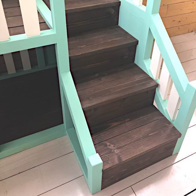 ハンドメイド 猫ちゃん ワンチャン ペット用 2段ベッド♫ 寝る場所ワイド