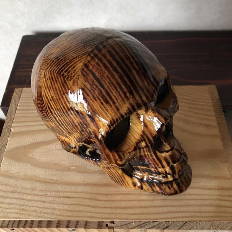 海外作家のスカルモチーフ雑貨2点セット