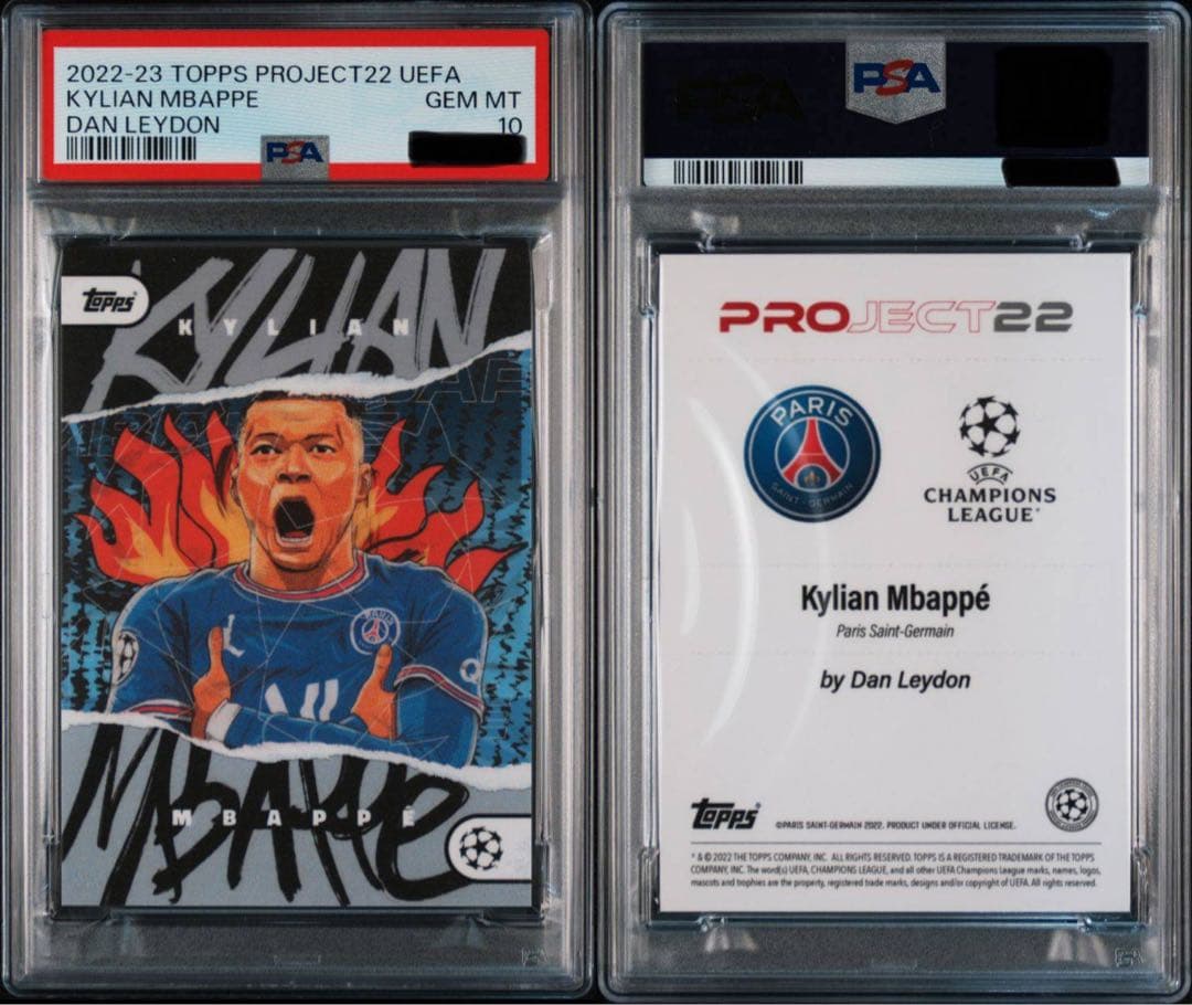 その他 KYLIAN MBAPPE  DAN LEYDON  PSA10