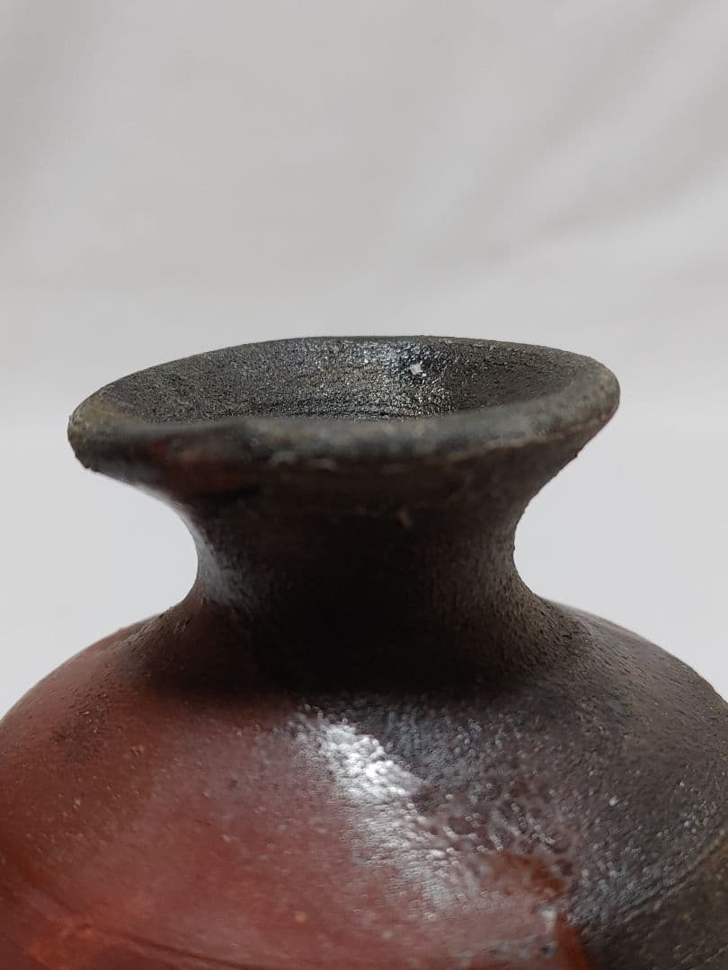 越前焼　峰越窯　徳利(Ｂ)