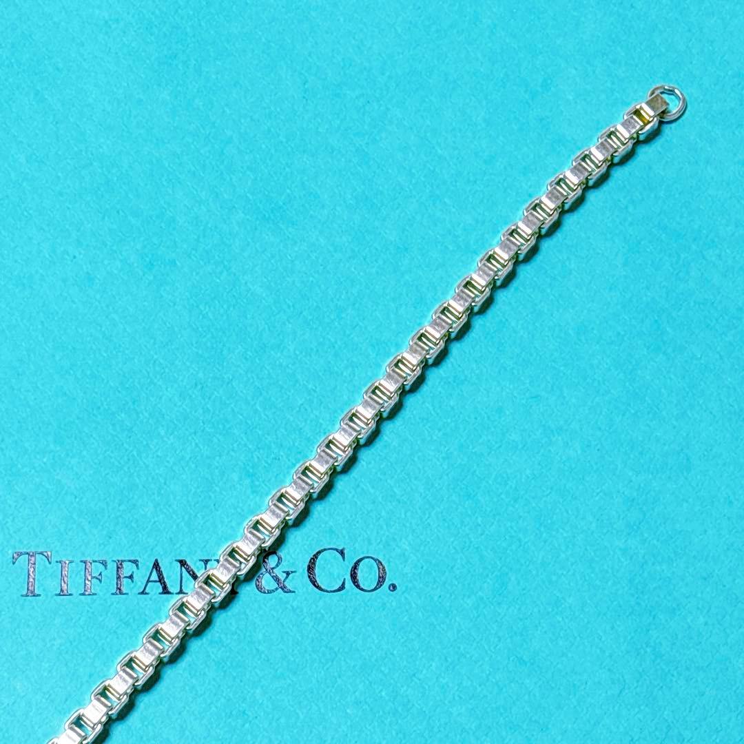 【美品】18.7cm ティファニー ベネチアン ブレスレット シルバー925