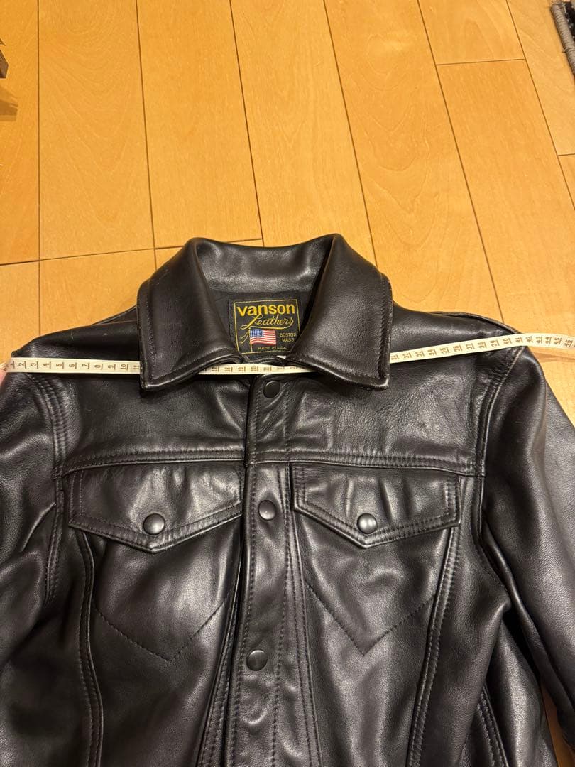 vanson バンソン トラッカーレザージャケット DJCB 3rd