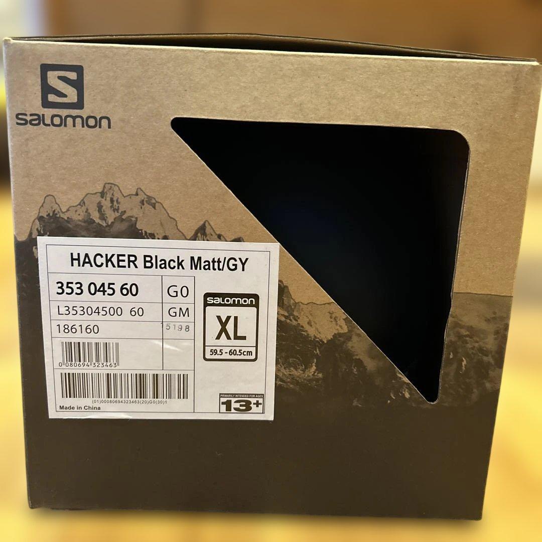 SALOMON スノボ　ヘルメットBLACK MATT XL