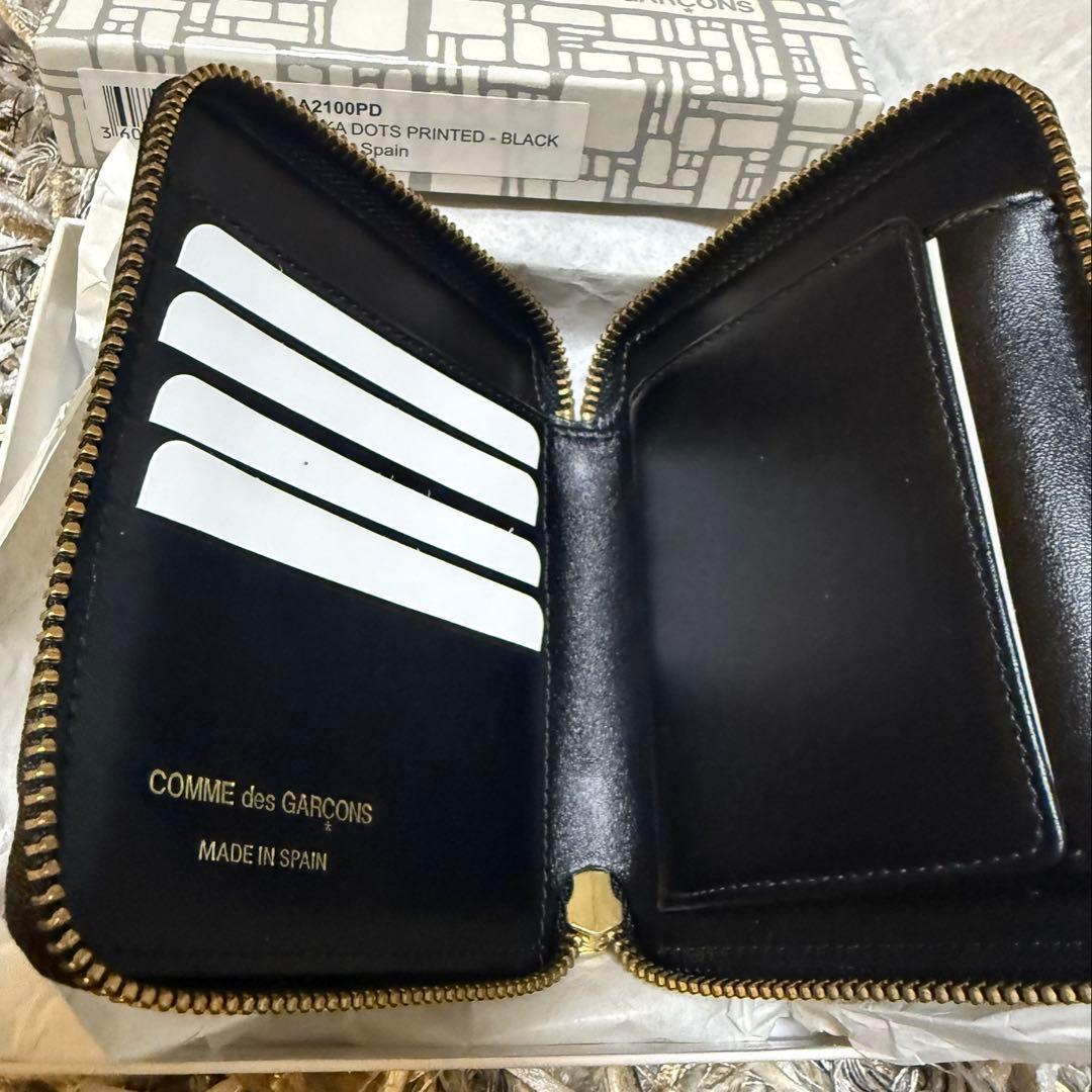 COMME des GARCONS ドットプリント 二つ折り財布　SA2100