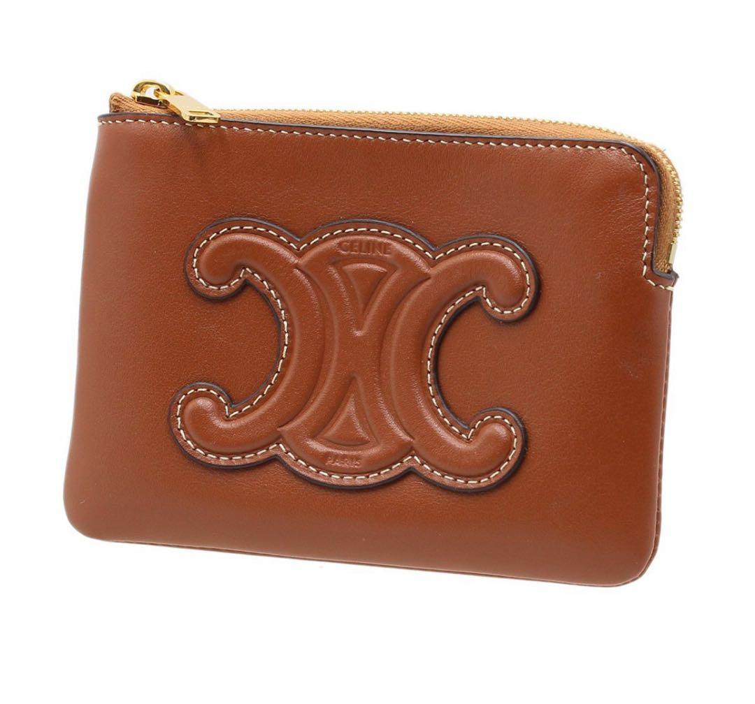 N2778 未使用 セリーヌ キュイル トリオンフ  カードポーチ