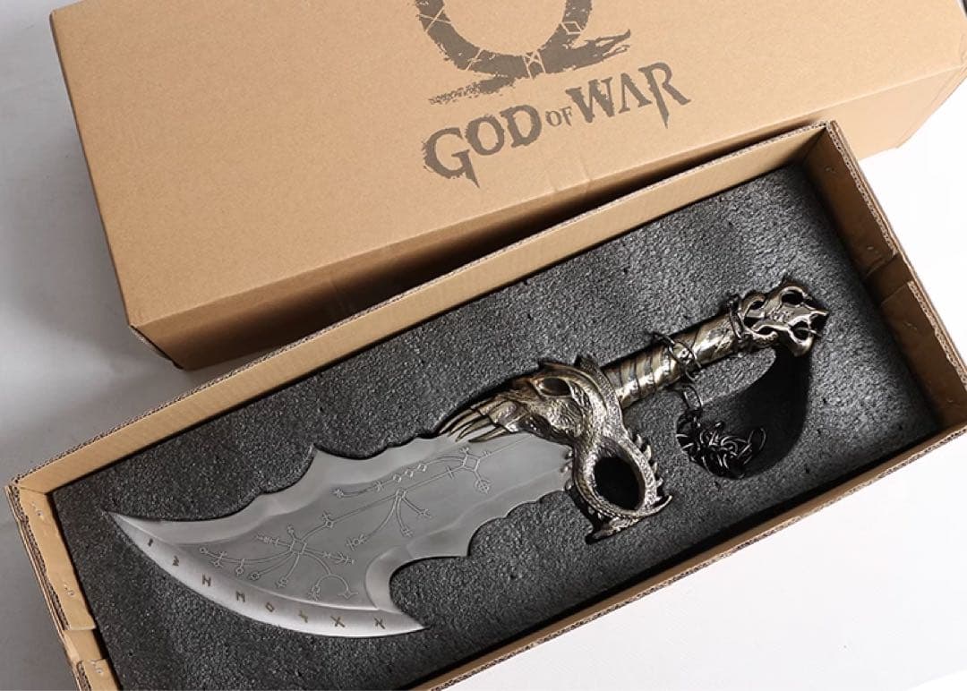 混沌の刃 コスプレ用プロップ 戦神5 クレイトス ダブルチェーンブレード 模造刀