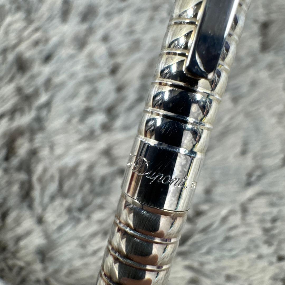 S.T.Dupont エステーデュポン ツイスト式 ボールペン 刻印ロゴ