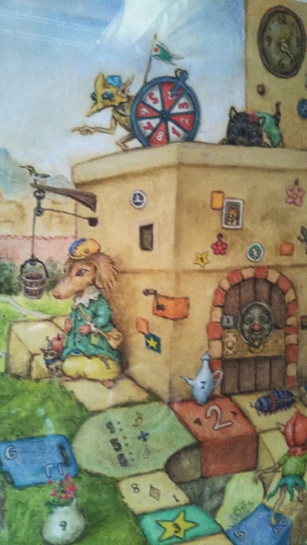 ✴️超特別価格【原画】『スゴロック居住区』犬　猫　動物画　パステル画　風景画